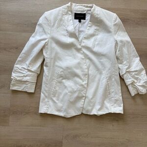 Banana Republic Women's White Blazer